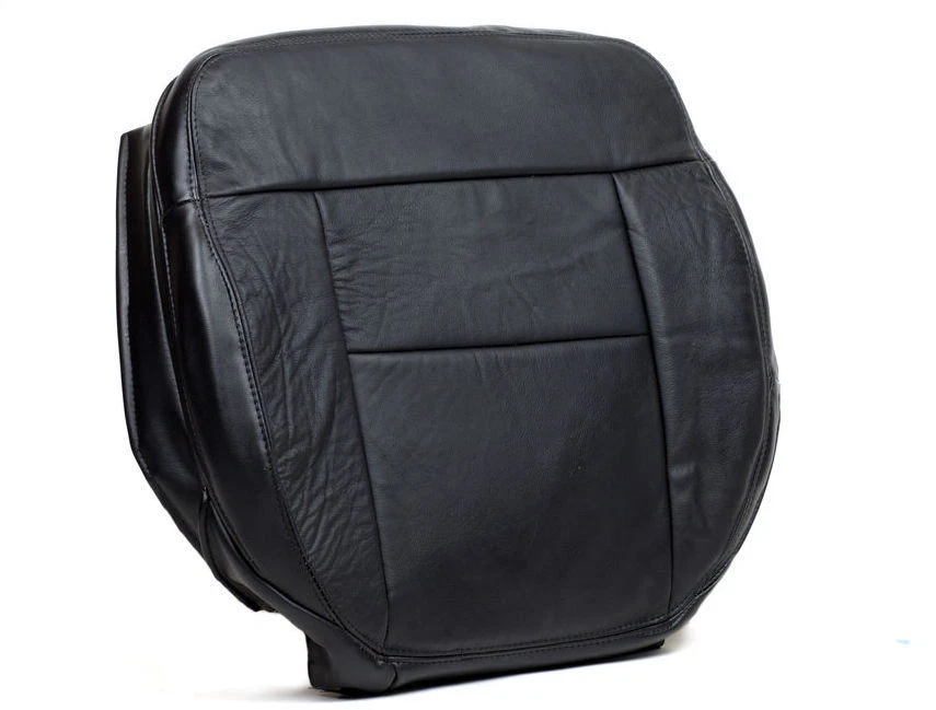 Ford F150 Lariat 2004-08 cubierta de asiento de cuero de repuesto inferior de pasajero negra Foto 3 de 3