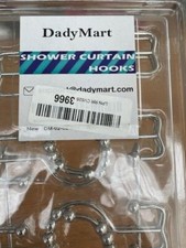 DadyMart Shower Curtain Hooks Rings Rust Resistant Double Glide Rollers Curta