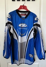 Answer Racing Vintage Jersey Men’s XXL 2XL Blue Motocross Rider Dirt Bike Riding