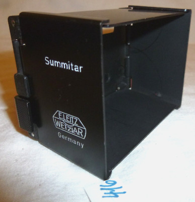 SUMMITAR 50mm GEGENLICHTBLENDE E. LEITZ WETZLAR SOOFM; HOOD (416)