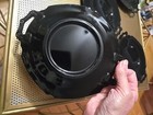 Set Of 5 Vtg L E Smith Mt Pleasant Black Glass 7" Two-Handled Plate Estate JJ#98 — photo 4