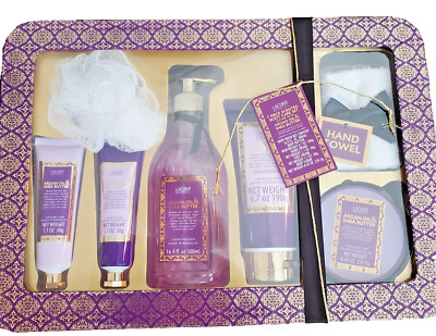 Lacura Botanicals 7 Piece Body Care Set - Argan Oil & Shea Butter Boxed Gift