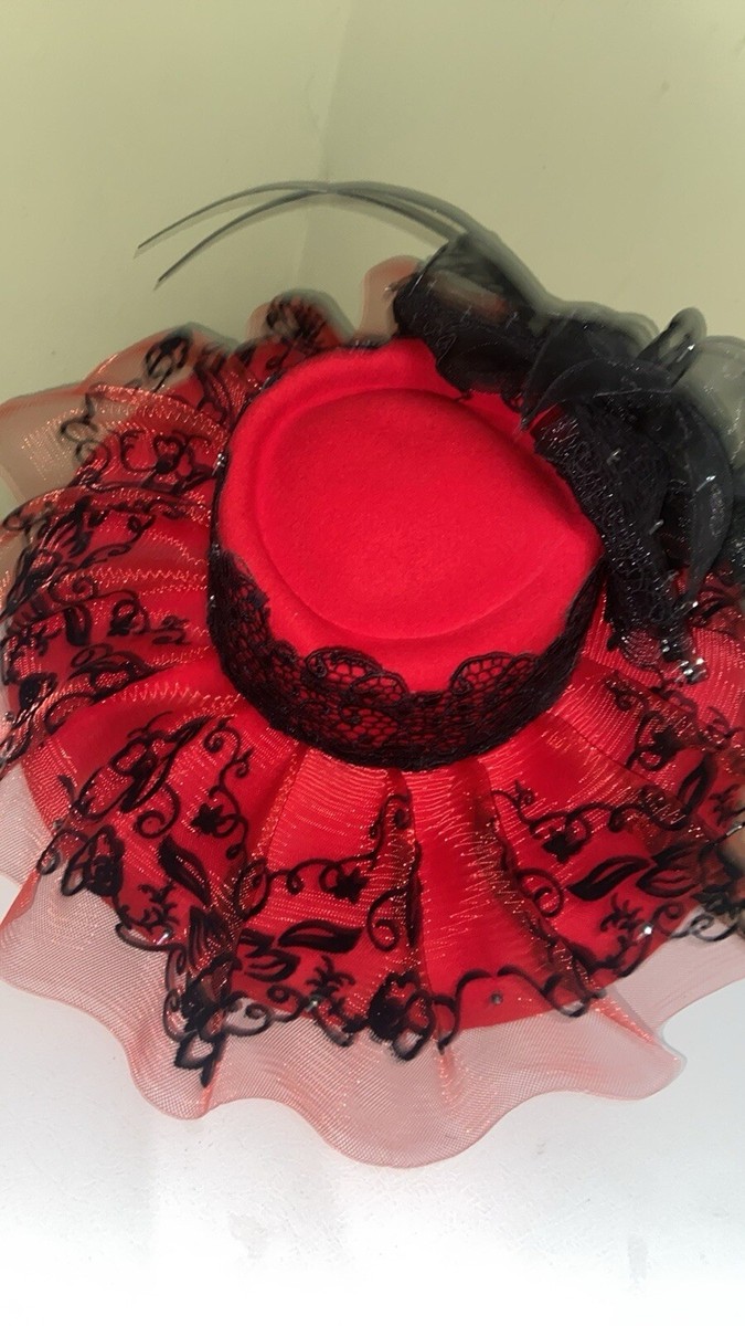 Beautiful Red Church/Dress Hat by Ms. Divine Ms. Divine Clothing, Shoes & Accessories for Women on Sale  main image 4