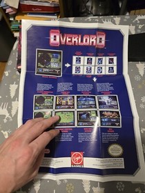 Overlord (Nintendo NES) CIB 100% Complete W/ Poster! NEAR MINT to MINT!