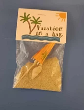 Vacation in a bag gag gift prank gift for party favors or fun and laughter