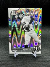 2022 Bowman Chrome 1st Black White RayWave Refractor Brooks Lee Rookie #BDC-153