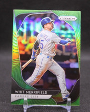 2020 Panini Prizm Prizms Lime Green #246 Whit Merrifield #'d /125