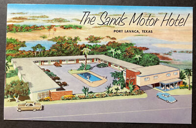 The Sands Motor Hotel Port Lavaca Texas printed glossy surface