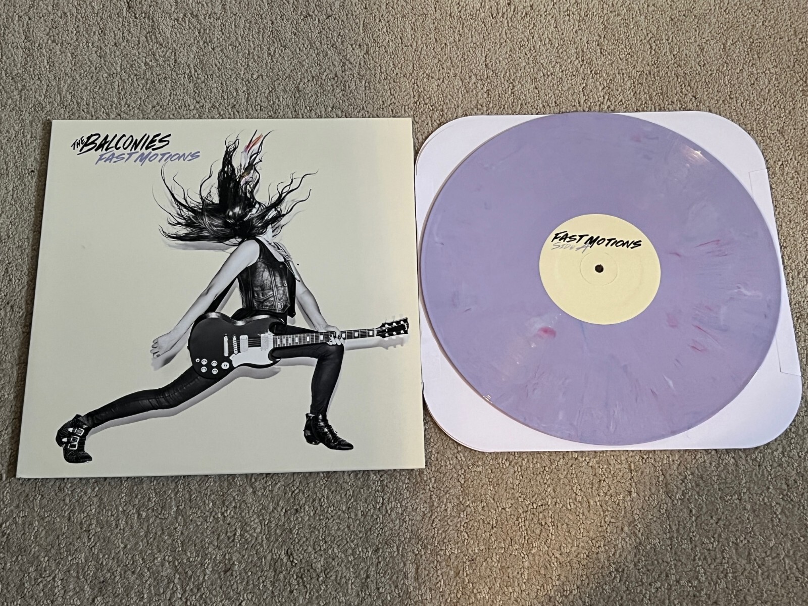 The Balconies - Fast Motions Purple Marbled Vinyl LP