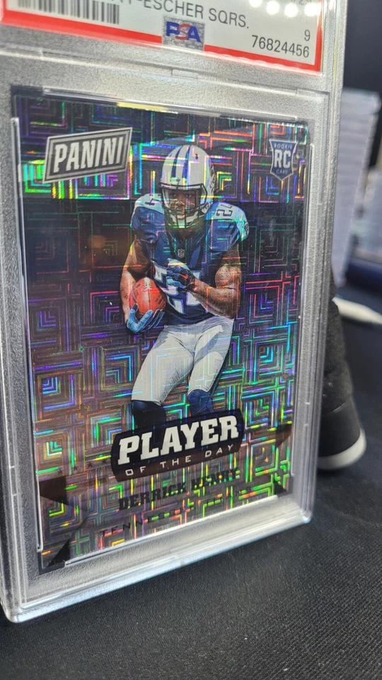 2016 Derrick Henry Panini Mojo Escher Squares #29 - PSA 9 - Pop 6 Only 3 Higher  - Image 2 of 4