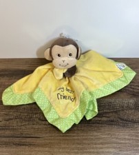 Garanimals 13" Monkey Lovey My Best Friend Green Yellow Baby Security Blanket