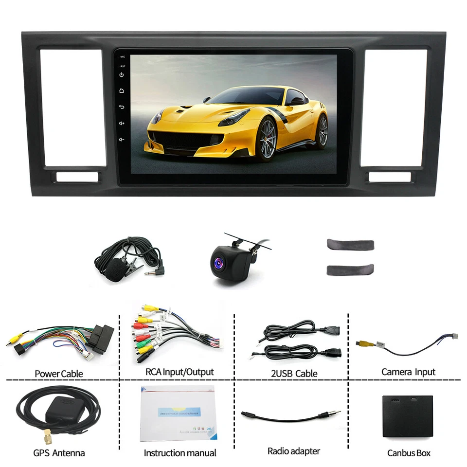 Für VW T6 Transporter Multivan Android 14 Autoradio Carplay GPS Navi RDS WIFI BT - Bild 3 von 4