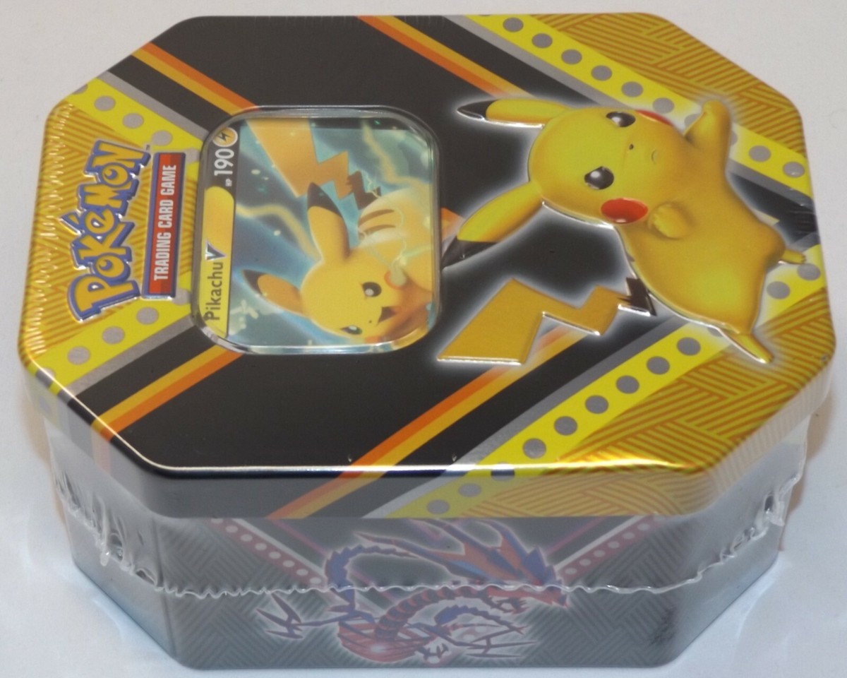 Pokémon TCG: Pikachu V Powers sealed tin foil - 4 booster packs