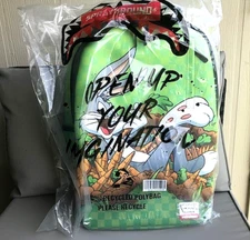 Sprayground x LOONEY TUNES BUGS CHILLER Backpack Laptop Compartment Faux Leather