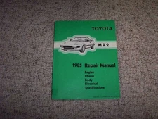 1985 Toyota MR2 MR-2 Turbo Coupe Factory Shop Service Repair Manual