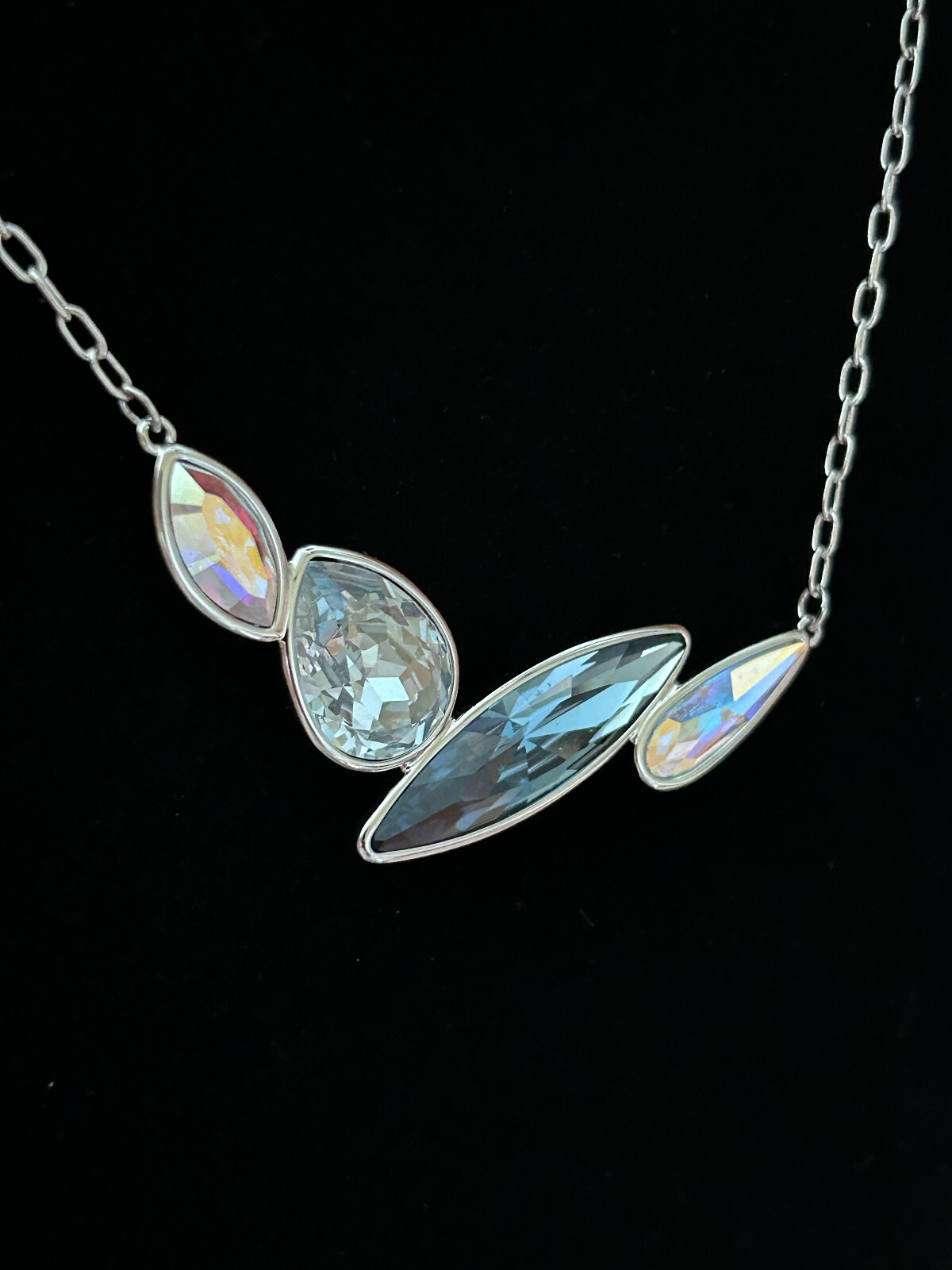 Touchstone Swarovski Crystal Multicolor Necklace - image 1