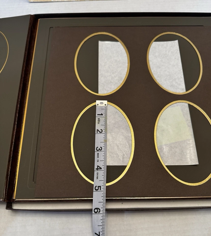 Art Leather Futura Folio Brown Tri-Fold Portfolio 3700 Series READ - Image 3 of 4