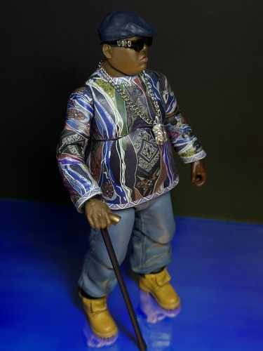 The Notorious BIG Biggie Smalls Custom Made 7 Figure 1/12 Coogi Sweater