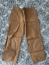 Men  s Brown Carhartt Work Pants 34x30 Brand New with Tags