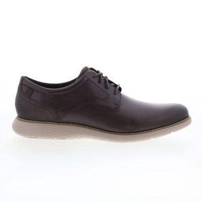 Rockport Garett Plain Toe Men's Brown Oxfords & Lace Ups