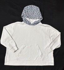 BURBERRY Hoodie Pull Over Large White L