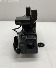 Sears Black 6X Zoom Solid State Full Size VHS Movie Camcorder Not Tested