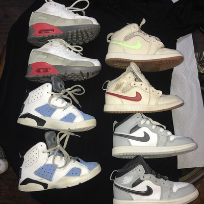 #ad Air Jordon And Nike Air Size 11 C Kids See All Pictures 4 Pairs $69.99