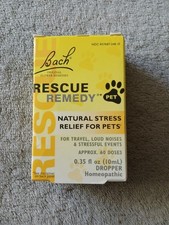 Bach Rescue Remedy Pet Natural Stress Relief 0.35 fl oz EXP 12/2026