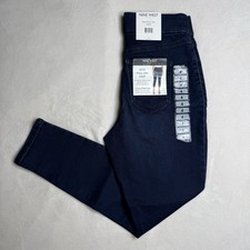 Nine West Heidi Pull on Crop Yoga Stretch Blue Denim Jeans Women  s Size 4