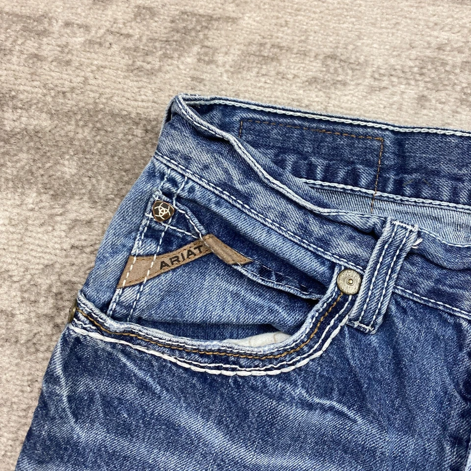 Ariat Jeans 28 Blue M4 Relaxed Boot Pant Workwear Construction Y2K 28x30 Outdoor - Image 4 of 4