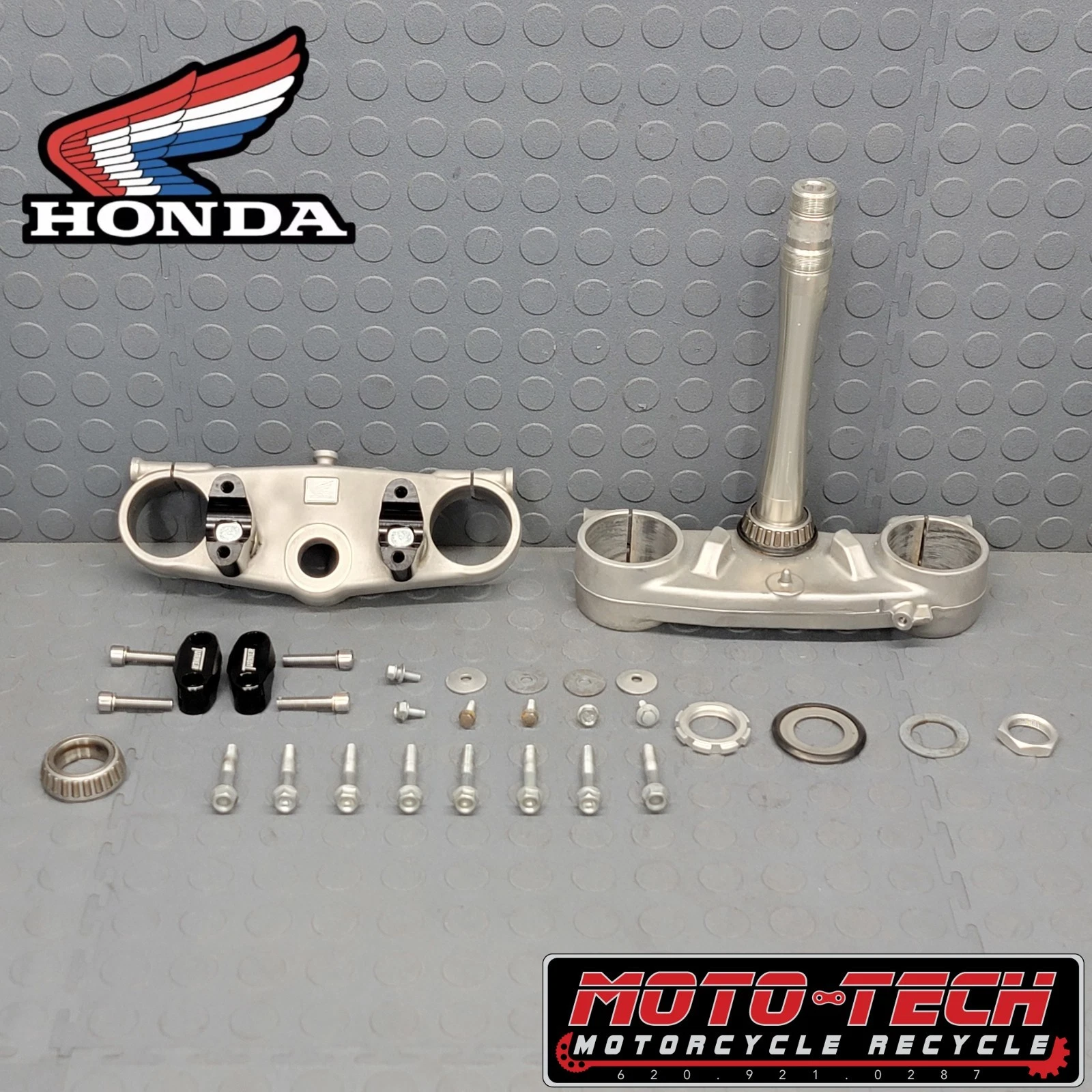 2000 2001 Honda CR250R OEM Triple Clamp Steering Stem Tree 53219-KZ3-J20 00 331