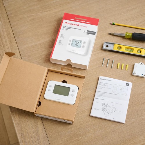 ! Honeywell Home nicht programmierbarer Thermostat, einstufig, 1 Wärme/1 Kühlung - Bild 2 von 6