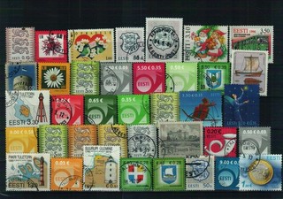 Estland Briefmarken 1 Steckkarte gestempelt