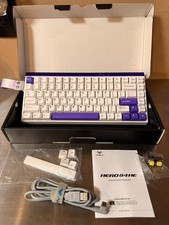 AULA HERO 84 HE Magnetic Switch Keyboard White Purple Open Box