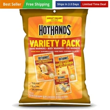 Toe, Hand, & Body Warmer Variety Pack - Long Lasting Safe Natural Odorless Ai...