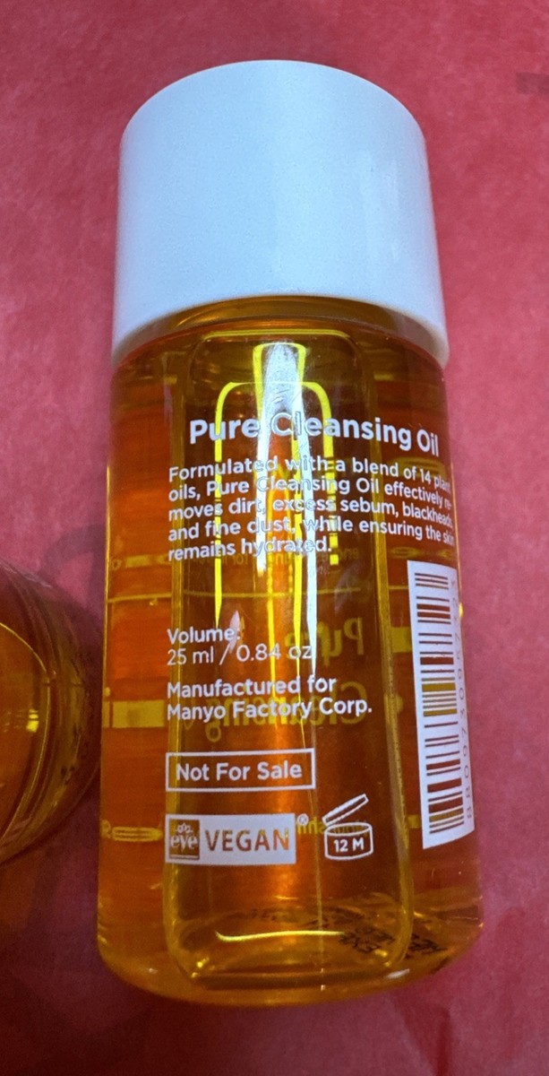 Ma:nyo Pure Cleansing Oil Makeup Dirt Remover .84oz/25mL TRAVEL SZ