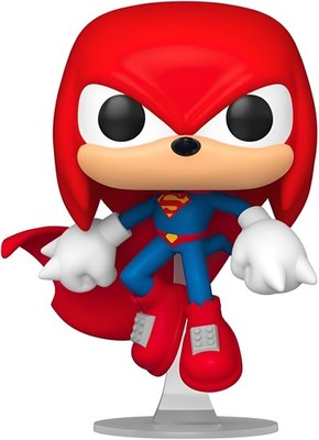 GW87d5 DC x Sonic the Hedgehog POP! Heroes Vinyl Figur Knuckles as Su Neu & OVP