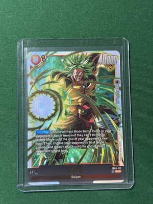 Broly FB08-122 SCR Dragon Ball Super Fusion World Saiyan s Pride DBS TCG