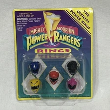 W-1993 Mighty Morphin Power Rangers Official Power Rings