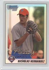 2010 Bowman Chrome Prospects Refractor /500 Nick Hernandez Nicholas #BCP123 sh7