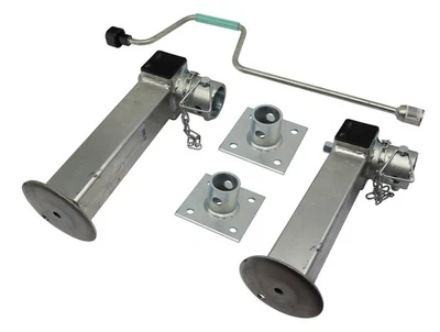 AL-KO Stützfuß 355 mm 1300kg / 2600 kg Ausdrehstütze Kurbelstütze PKW Anhänger