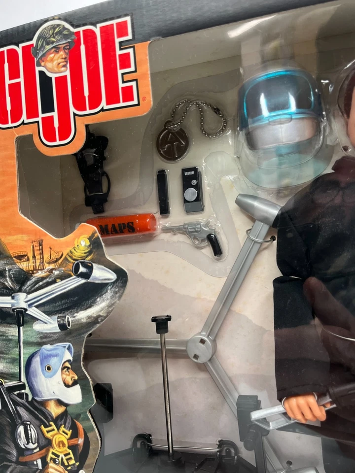 HASBRO G.I. JOE 2002 12" TIMELESS BLACK SPIDER RENDEZVOUS ADVENTURE TEAM NUEVO Foto 2 de 4