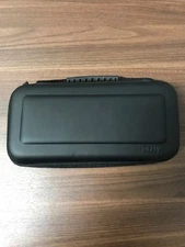 Black Rubberized Carrying Case Holds 8 Game Cartridges For Nintendo Very Good 1E