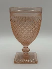 Anchor Hocking Miss America Pink Depression Glass Goblet 5.5” x 3”