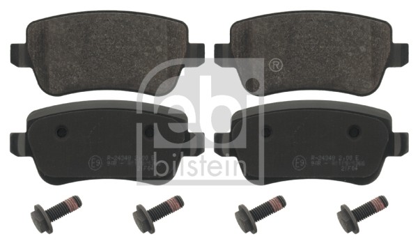 Hinterachse Febi Bilstein 16852 Bremsbelagsatz, Scheibenbremse FüR Fiat-image