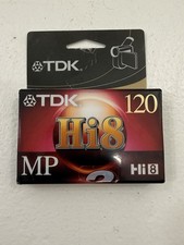 TDK Hi8 MP120 Camcorder Video Cassette Tape New Sealed
