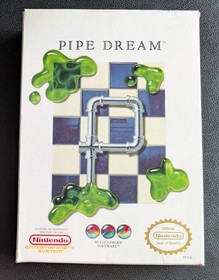 Pipe Dream (1990) - CIB Nintendo NES | Authentic | (VG) + Protection Sleeve