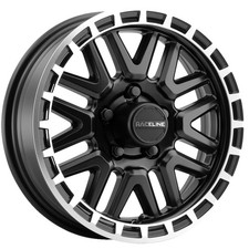 Raceline 953bm Krank Trailer 14x6 5x4.5 0mm Blackmachined Wheel Rim 14 Inch
