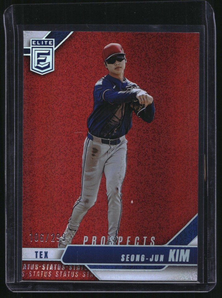 2026 Donruss Elite Prospects Status Sparkle #142 Seong-Jun Kim 186/299