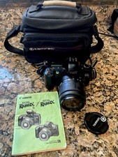 Vintage Canon Rebel EOS XS Film Camera EF 35-80mm Tamron Lens Manual Case VIDEO